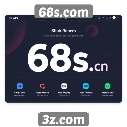 Explorando a interface do usuário do site 68s.com