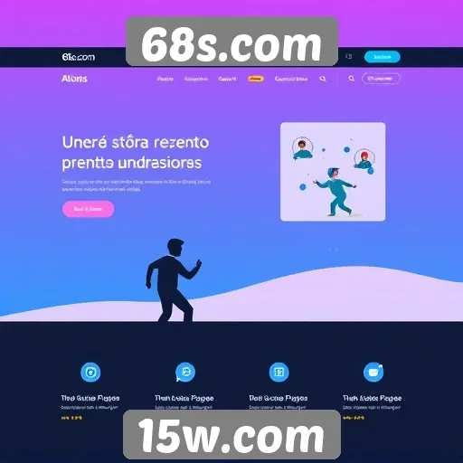 Navegabilidade e acessibilidade no site 68s.com